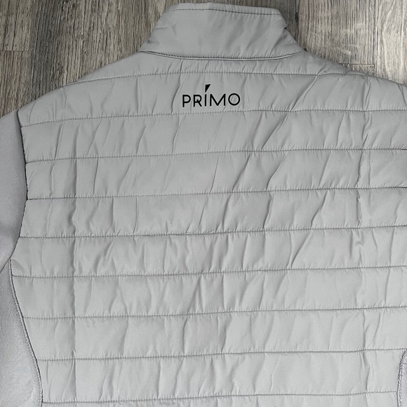 Primo Small Hybrid Quilted Puffer Lightweight Full Zip Jacket Outdoor Grey Golf - Picture 10 of 10